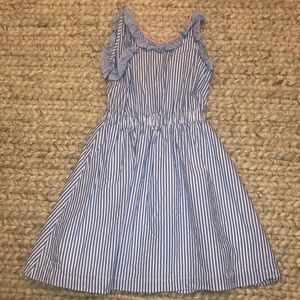 Girls dress Crewcuts Size 10 Blue & white striped